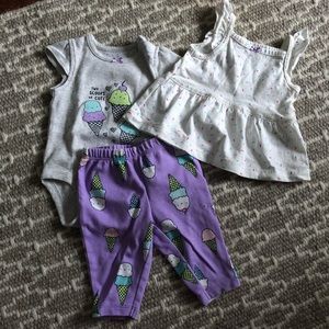 Carter’s baby girl outfit